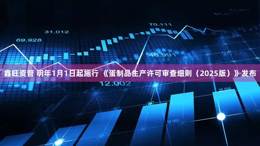 鑫旺资管 明年1月1日起施行 《蛋制品生产许可审查细则（2025版）》发布