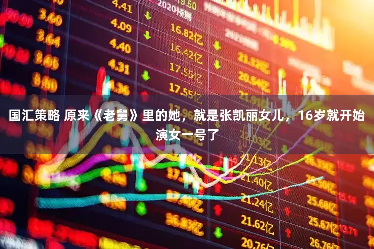 国汇策略 原来《老舅》里的她，就是张凯丽女儿，16岁就开始演女一号了