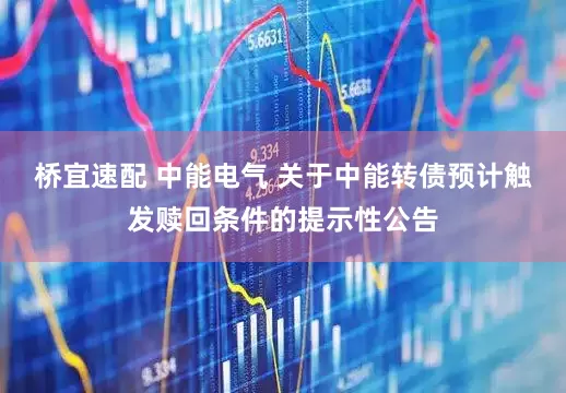 桥宜速配 中能电气 关于中能转债预计触发赎回条件的提示性公告